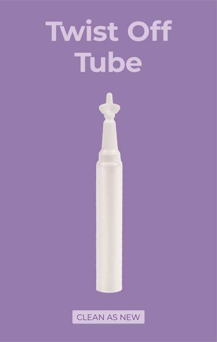 Twist-off Tube for Single Use Skin Care
